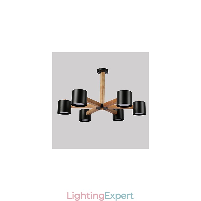 Vintage Painting Feature for Metal Chandelier