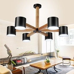 Vintage Painting Feature for Metal Chandelier