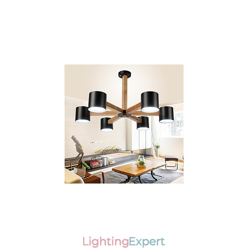 Vintage Painting Feature for Metal Chandelier