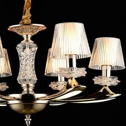 Modern Contemporary Traditional Classic Zinc Alloy Feature for Crystal Mini Style Metal Pendant Light