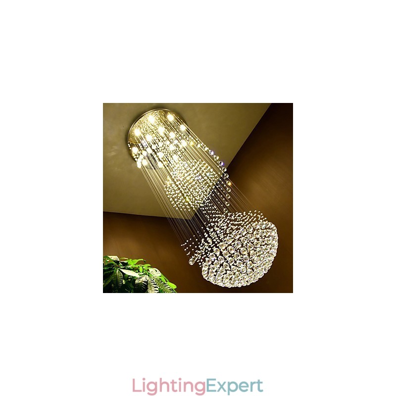 Modern Crystal Ceiling Pendant Light Indoor Chandelier Home Hanging Lighting Lamps Fixtures