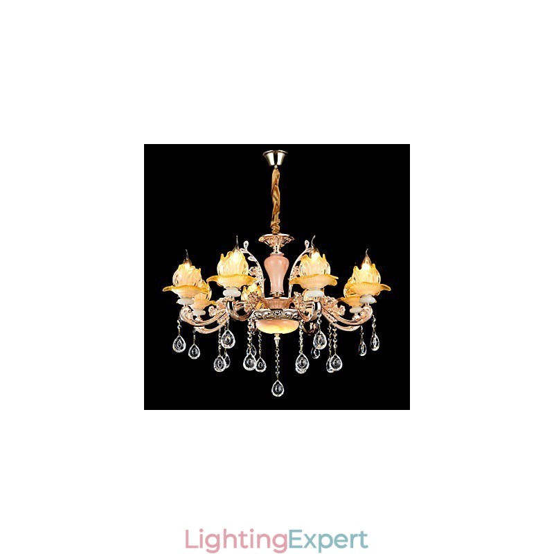 Modern Contemporary Traditional Classic Zinc Alloy Feature for Crystal Mini Style Metal Pendant Light