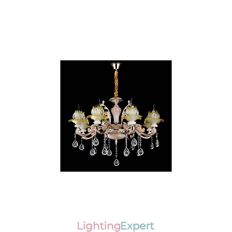 Modern Contemporary Traditional Classic Zinc Alloy Feature for Crystal Mini Style Metal Pendant Light