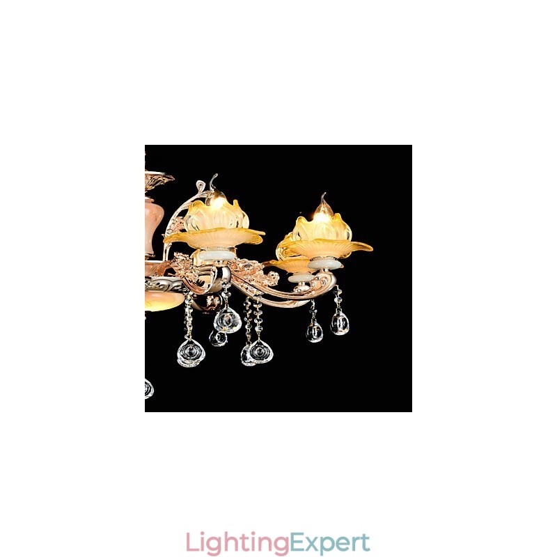 Modern Contemporary Traditional Classic Zinc Alloy Feature for Crystal Mini Style Metal Pendant Light