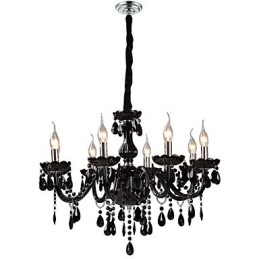 Modern Contemporary Electroplated Feature for Crystal Glass Chandelier