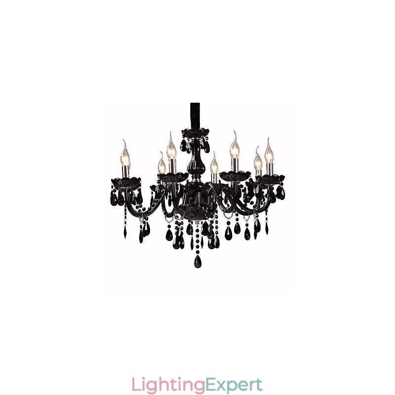 Modern Contemporary Electroplated Feature for Crystal Glass Chandelier