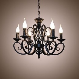 European Style Chandelier Dining Lights Simple Originality Innovative Candles 6 Lights
