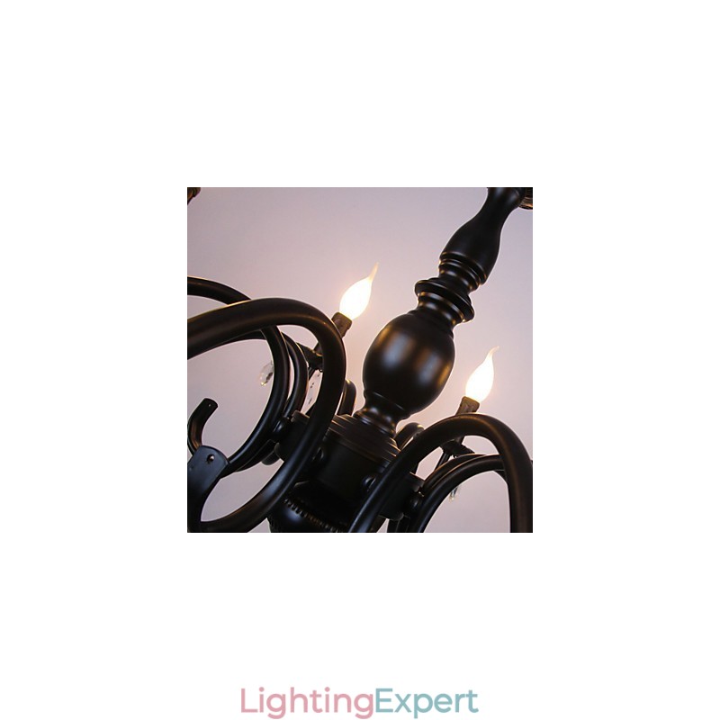 European Style Crystal Candle Lamp Lamp Clothing Shop Lamps And Lanterns Decoration Project Droplight