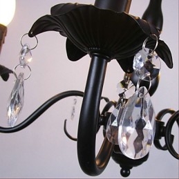 European Style Crystal Candle Lamp Lamp Clothing Shop Lamps And Lanterns Decoration Project Droplight