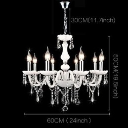 Modern Contemporary Traditional Classic Others Feature for Crystal Candle Style Glass Chandelier
