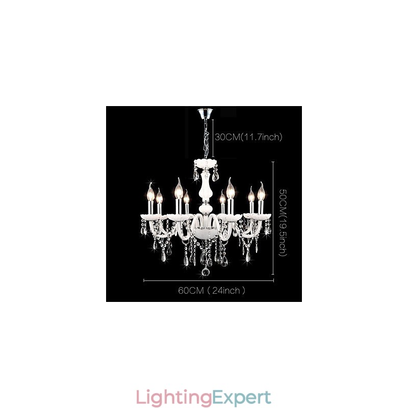 Modern Contemporary Traditional Classic Others Feature for Crystal Candle Style Glass Chandelier