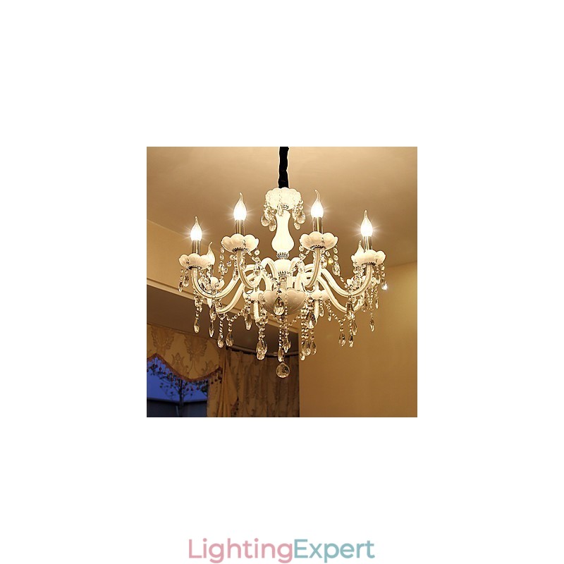 Modern Contemporary Traditional Classic Others Feature for Crystal Candle Style Glass Chandelier