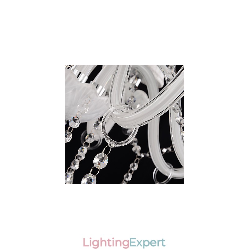 Modern Contemporary Traditional Classic Others Feature for Crystal Candle Style Glass Chandelier