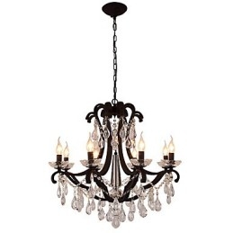 8 Lights Crystal Chandelier Modern Contemporary Traditional Classic Rustic Lodge Vintage Retro Lantern Drum Country Painting