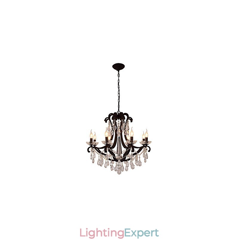 8 Lights Crystal Chandelier Modern Contemporary Traditional Classic Rustic Lodge Vintage Retro Lantern Drum Country Painting