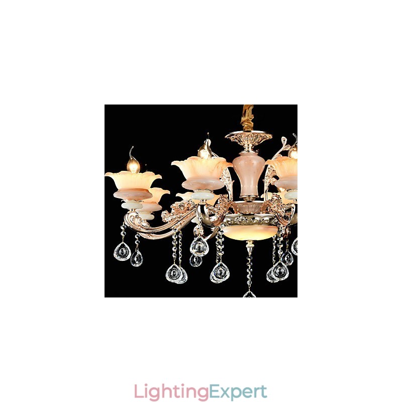 Modern Contemporary Traditional Classic Zinc Alloy Feature for Crystal Mini Style Metal Pendant Light