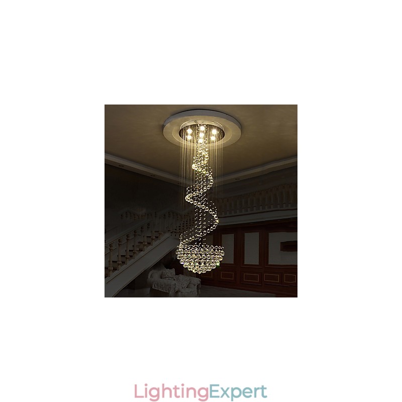 Modern Crystal Ceiling Chandelier Lights Indoor Pendant Lamp Deco Lighting Fixtures