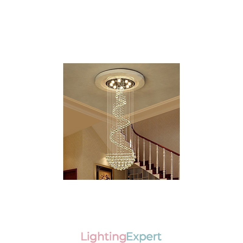Modern Crystal Ceiling Chandelier Lights Indoor Pendant Lamp Deco Lighting Fixtures