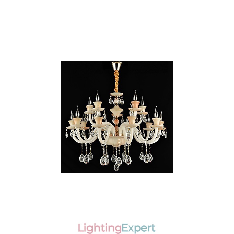Modern Contemporary Traditional Classic Electroplated Feature for Crystal Mini Style MetalDining Chandelier
