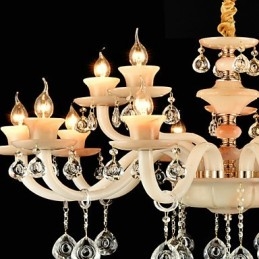 Modern Contemporary Traditional Classic Electroplated Feature for Crystal Mini Style MetalDining Chandelier