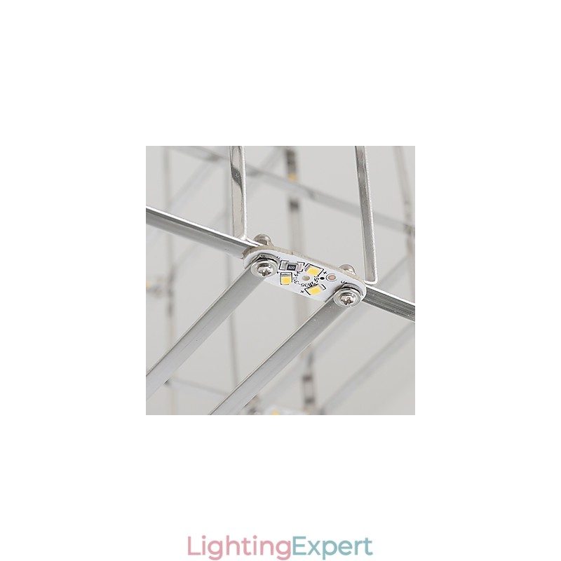 Modern Chandelier Light Stainless Steel Lamp Loft Lighting