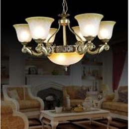 Chandelier Bronze European Retro Classic