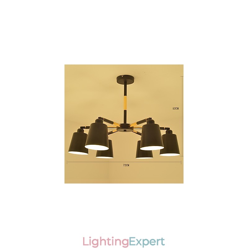 Pendant Light Traditional Classic Painting Feature for Mini Style Wood Bamboo