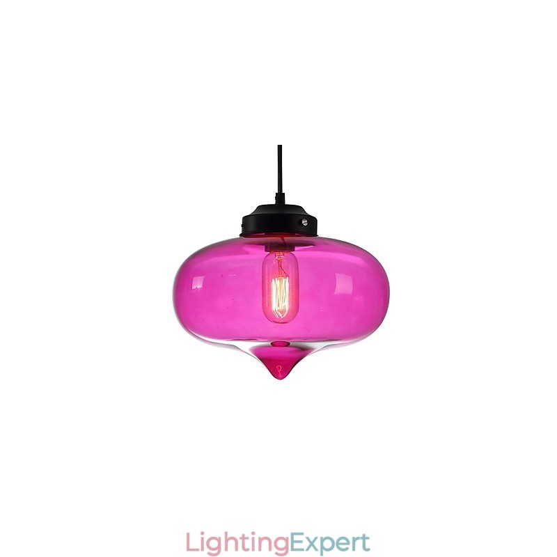 Bubble Design Pendant 1 Light Minimalist Iron Painting