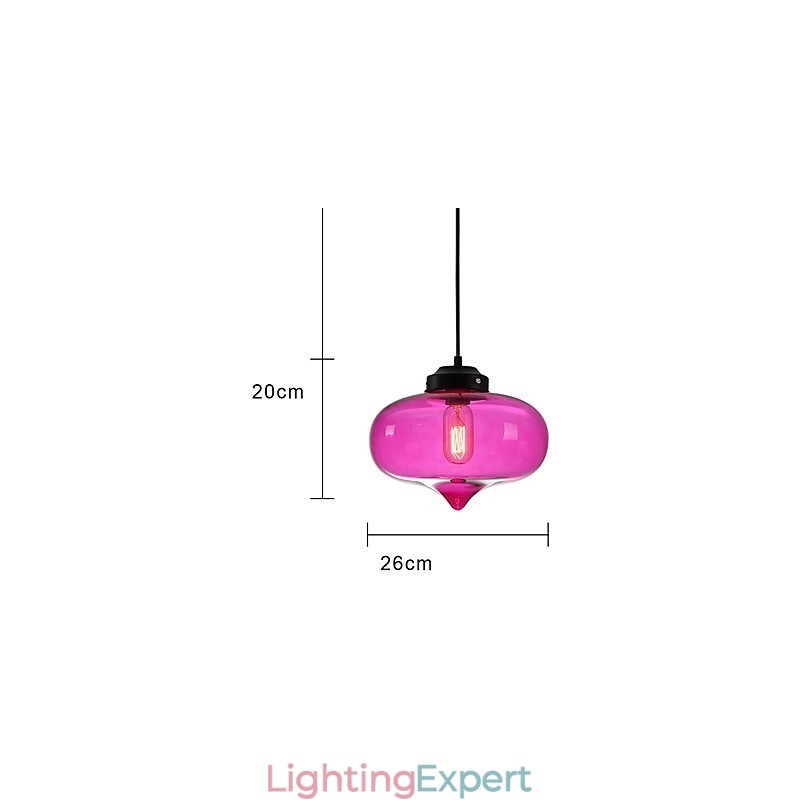 Bubble Design Pendant 1 Light Minimalist Iron Painting