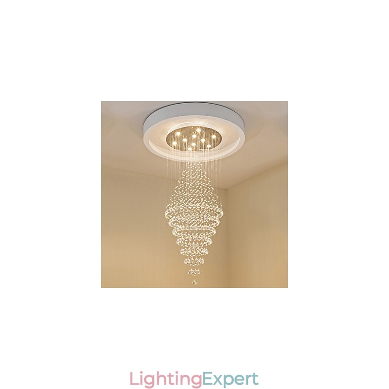 Contemporary Crystal Ceiling Pendant Light Modern Chandelier Home Hanging Lighting Chandelier Lamps Fixtures