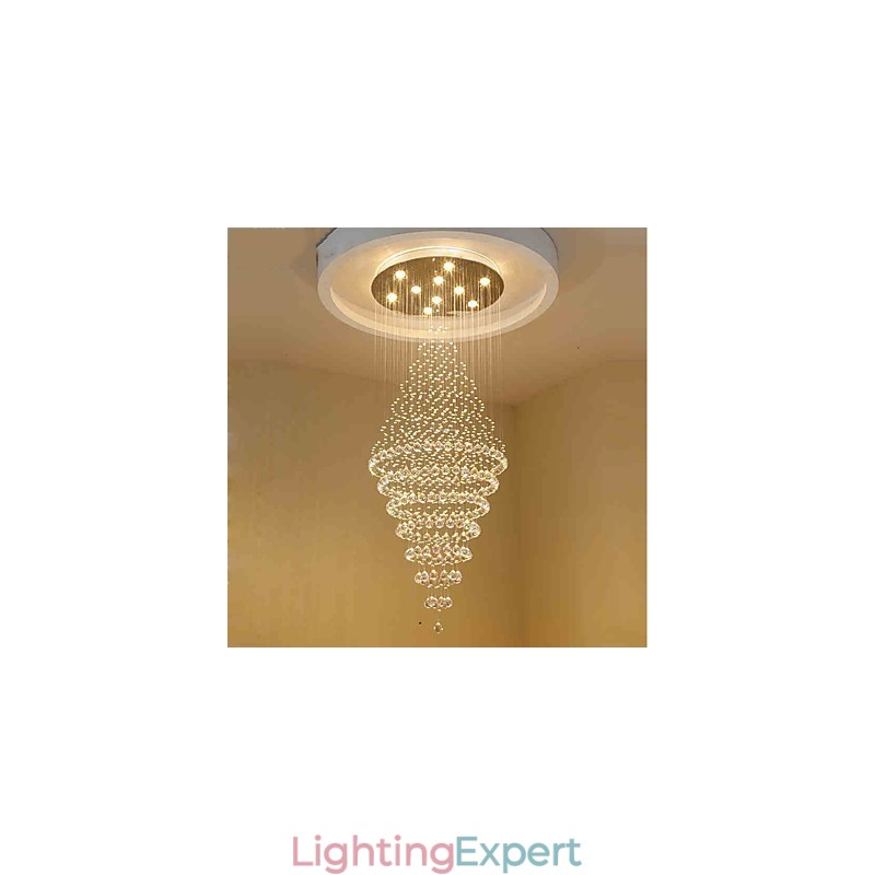 Contemporary Crystal Ceiling Pendant Light Modern Chandelier Home Hanging Lighting Chandelier Lamps Fixtures