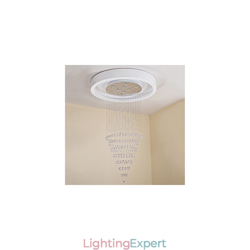 Contemporary Crystal Ceiling Pendant Light Modern Chandelier Home Hanging Lighting Chandelier Lamps Fixtures