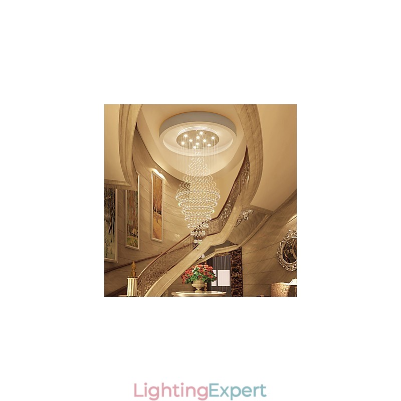 Contemporary Crystal Ceiling Pendant Light Modern Chandelier Home Hanging Lighting Chandelier Lamps Fixtures