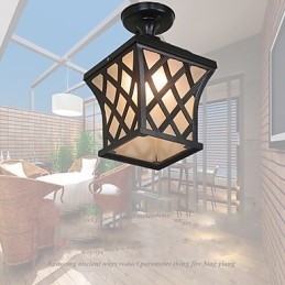 Rural Lamp American Garden Patio Door Outdoor Waterproof Grape Droplight