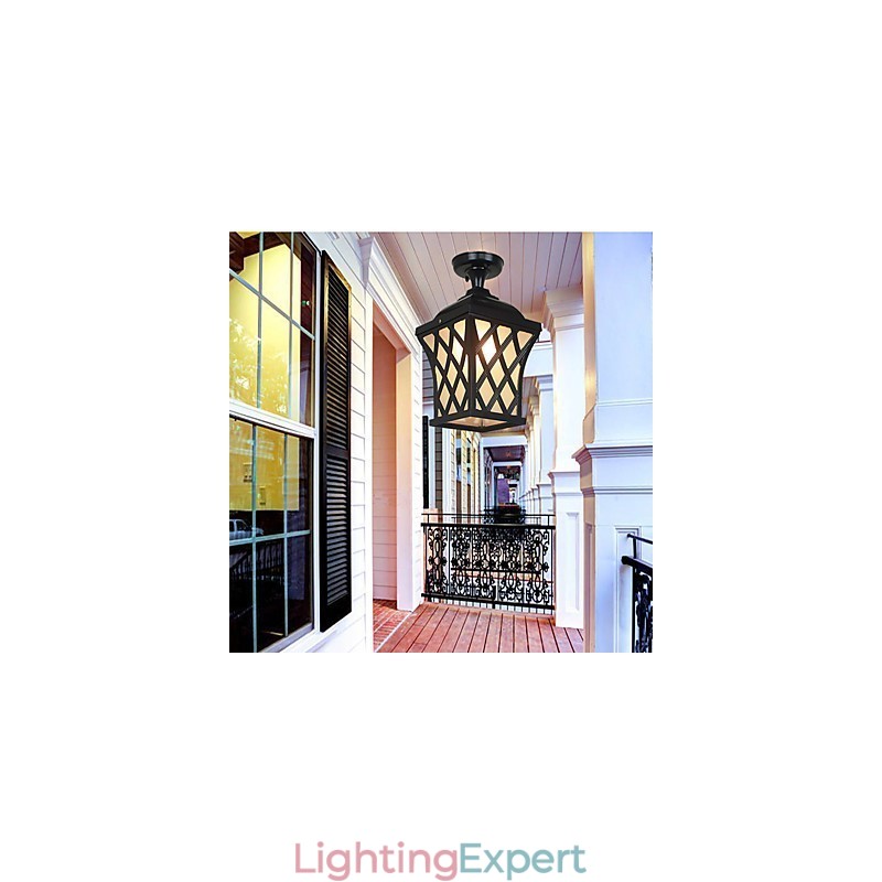 Rural Lamp American Garden Patio Door Outdoor Waterproof Grape Droplight