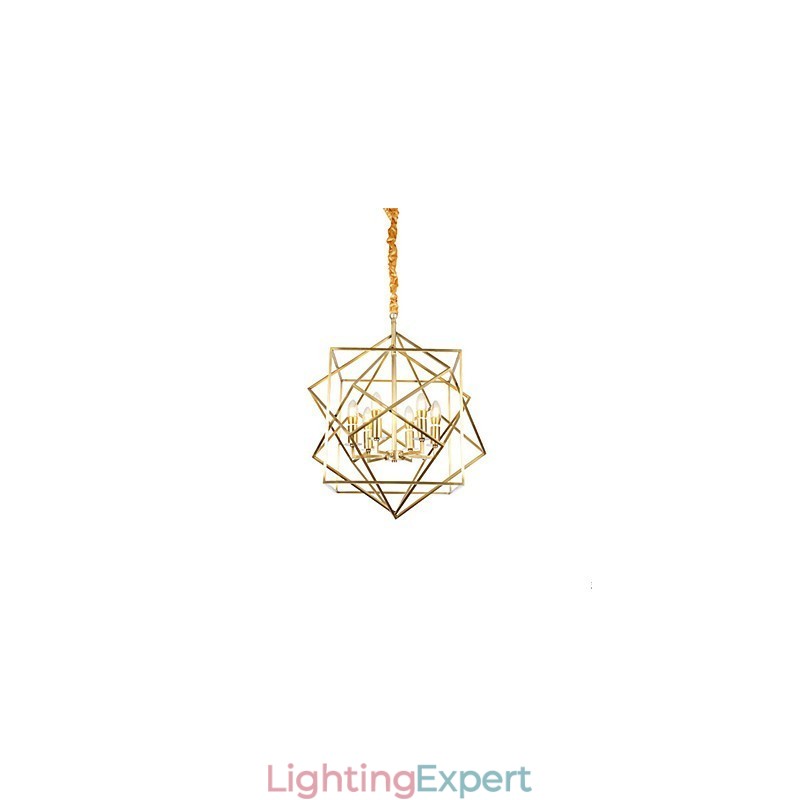 Lantern Brass Feature for Designers Metal Chandelier