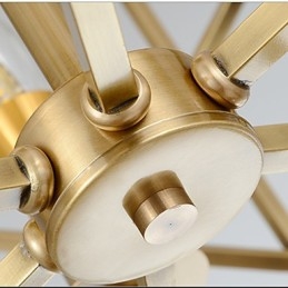 Lantern Brass Feature for Designers Metal Chandelier
