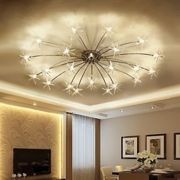 Modern Contemporary Chrome Feature for Mini Style Designers Metal Kids Chandelier
