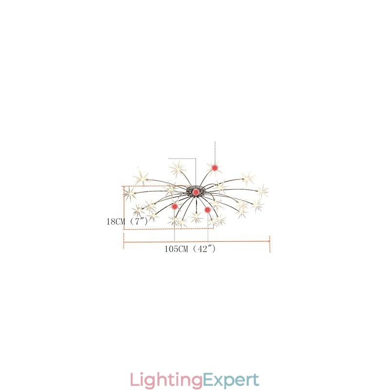 Modern Contemporary Chrome Feature for Mini Style Designers Metal Kids Chandelier