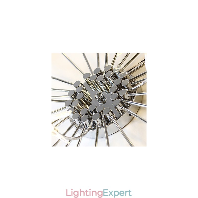 Modern Contemporary Chrome Feature for Mini Style Designers Metal Kids Chandelier
