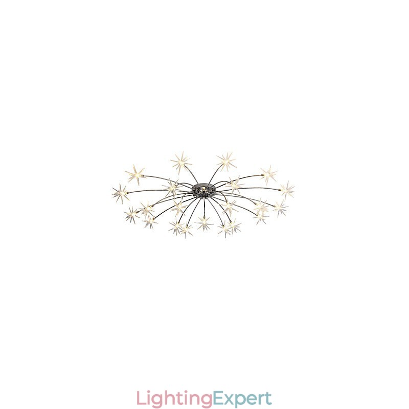 Modern Contemporary Chrome Feature for Mini Style Designers Metal Kids Chandelier