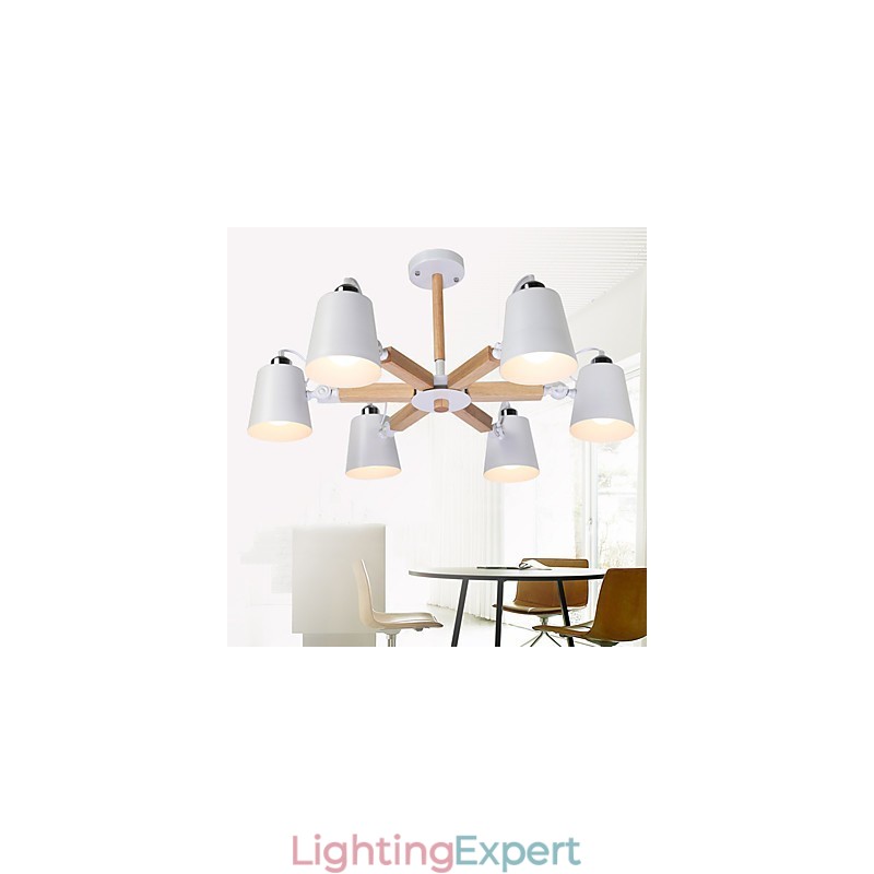 Vintage Painting Feature for Metal Chandelier