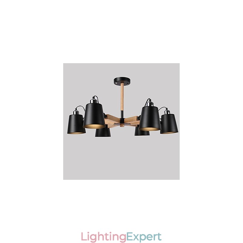 Vintage Painting Feature for Metal Chandelier
