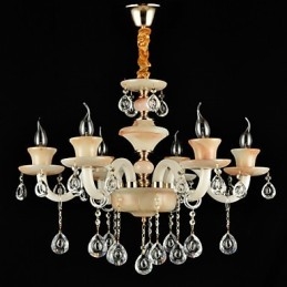 Traditional Classic Electroplated Feature for Crystal Mini Style Metal Chandelier