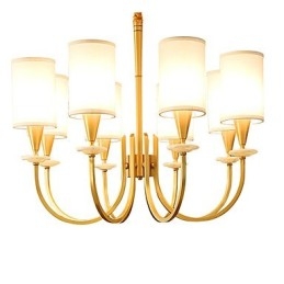 Pure Brass Chandelier Jade Decorative Chandelier