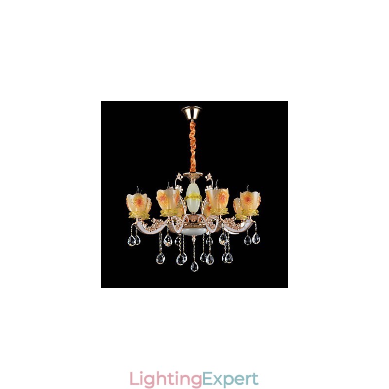 Modern Contemporary Traditional Classic Zinc Alloy Feature for Crystal Mini Style Metal Pendant Light