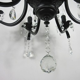 Crystal Chandelier European Style Wrought Iron Lamp Creative Candle Lamps And Lanterns