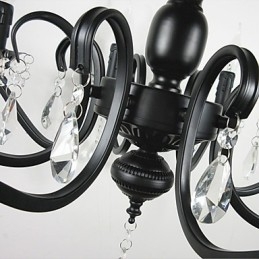 Crystal Chandelier European Style Wrought Iron Lamp Creative Candle Lamps And Lanterns