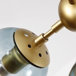 Twenty_one Light Post Modern Europe Style Modo Metal Glass Pendant Lamp the Foyer Decorate Industrial Chandelier Lamp