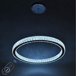 Dimmable Ring Indoo Ceiling Light Pendant Light Modern Chandelier Lighting Chandelier Lamp with Remote Control